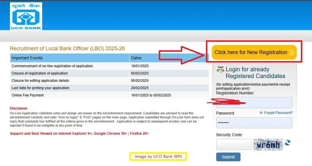 UCO Bank LBO Recruitment